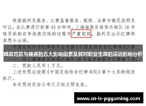 魏震罚款与禁赛的五大影响因素及其对职业生涯的深远影响分析 魏震罚款与禁赛的五大影响因素及其对职业生涯的深远影响分析