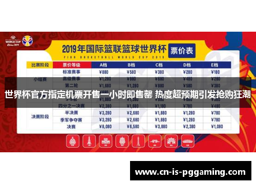 世界杯官方指定机票开售一小时即售罄 热度超预期引发抢购狂潮 世界杯官方指定机票开售一小时即售罄 热度超预期引发抢购狂潮